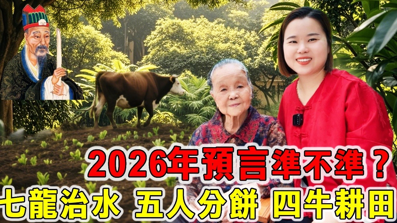 2026年预言：“七龙治水，五人分饼，四牛耕田”，准不准？