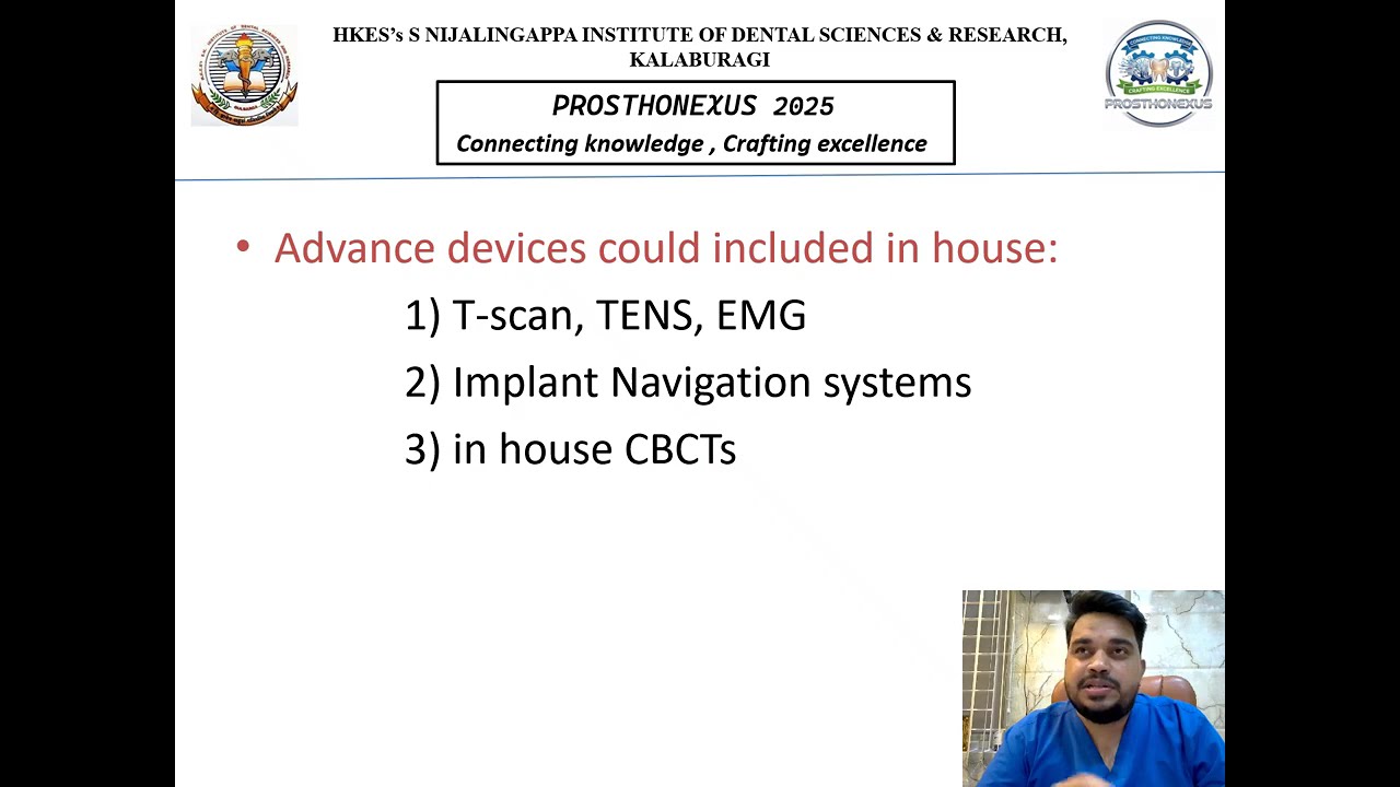 DAY 3 - SESSION 4 - TOPIC - DIGITAL WORKFLOW IN PROSTHODONTICS BY Dr AMOL