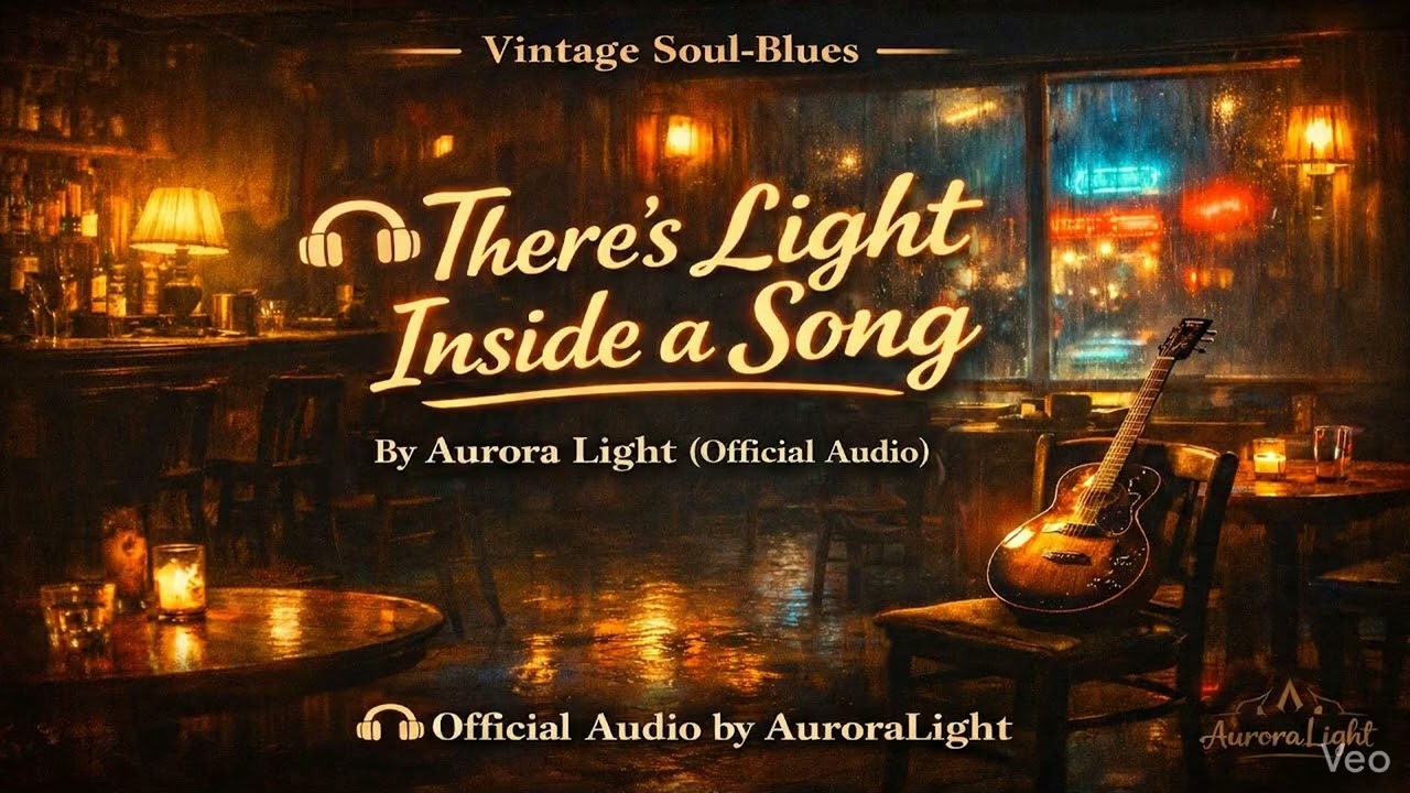 🎧 There’s Light Inside a Song – Vintage Soul Blues By Aurora Light Official Audio