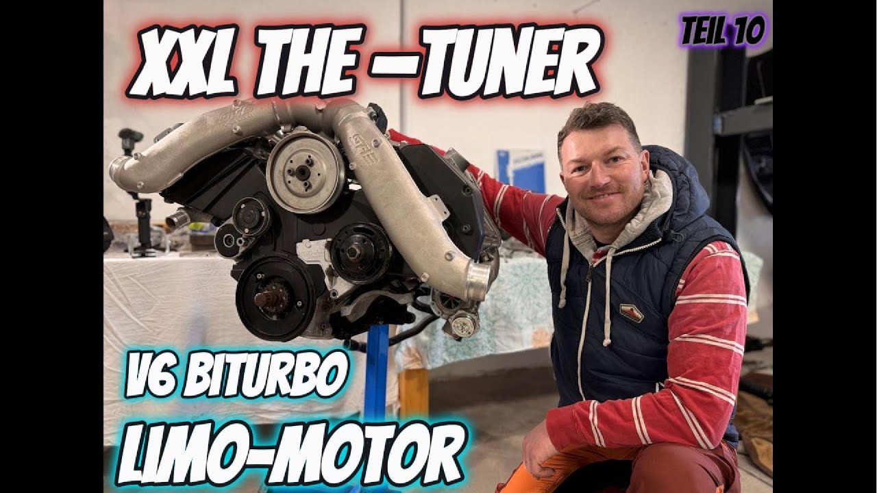 Teil 10 XXL THE-Tuner Limo Motor V6 Bi-Turbo RS4B5 Limo