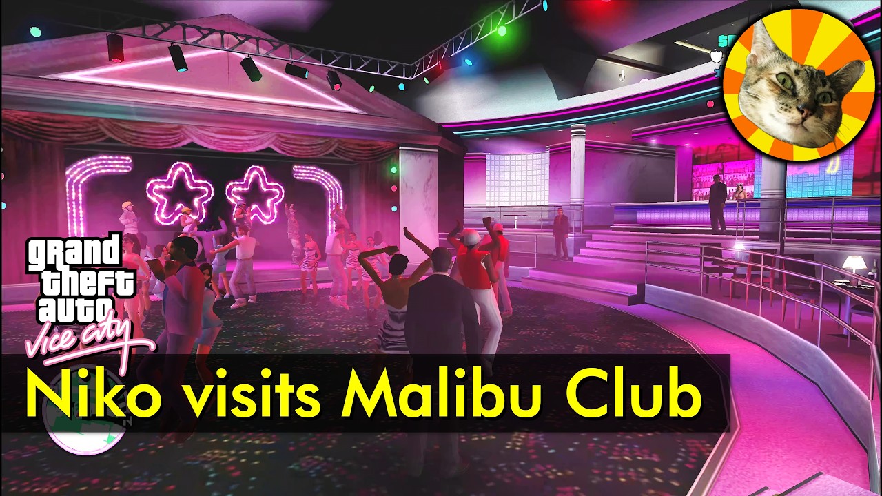 Niko visits the Malibu Club | GTA: Vice City