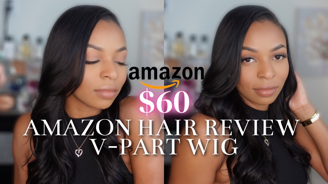 MUST HAVE AMAZON V-PART WIG! INSTALL & REVIEW!