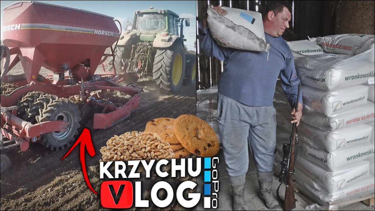 Orka, Nawożenie & Siew [HORSCH] - Pszenica na Ciastka!? [Wronkowski] KrzychuVlog #29