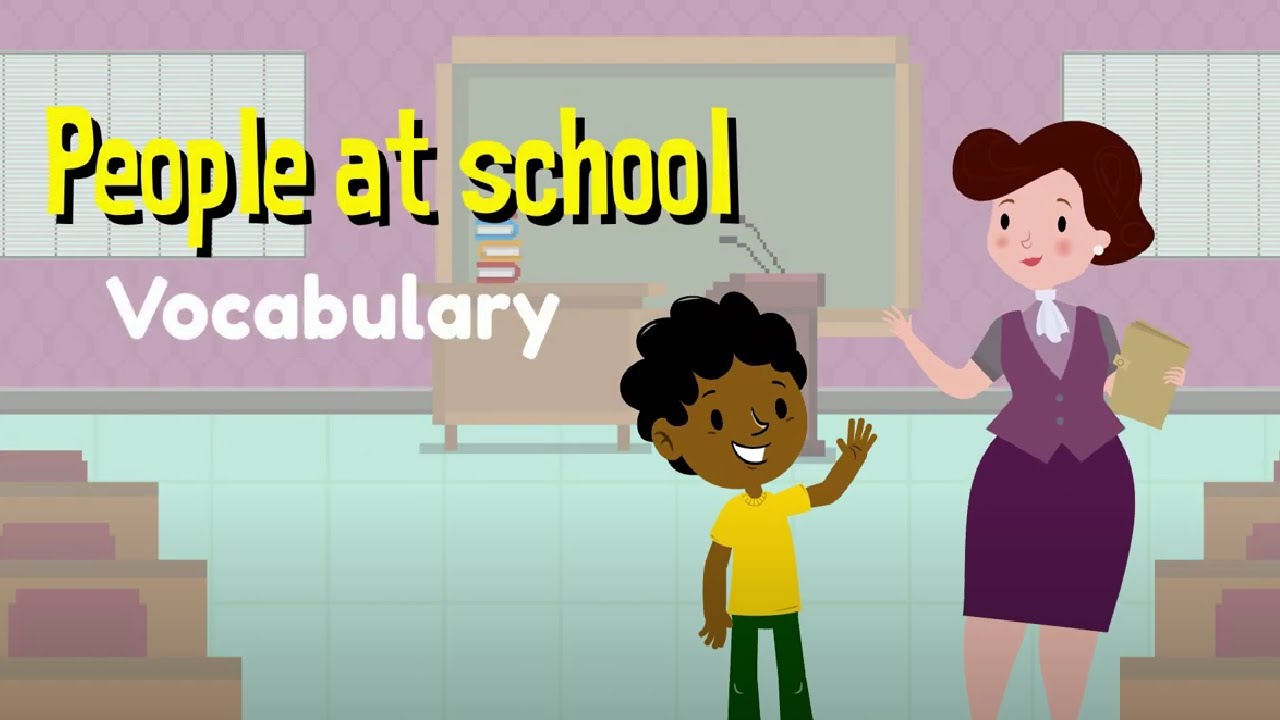 People at School  | People you can see in the school  | Vocabulary | Flashcards