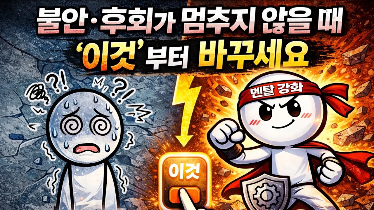 작은 실수에 며칠씩 괴로운 이유｜강철멘탈 만드는 3가지 기술