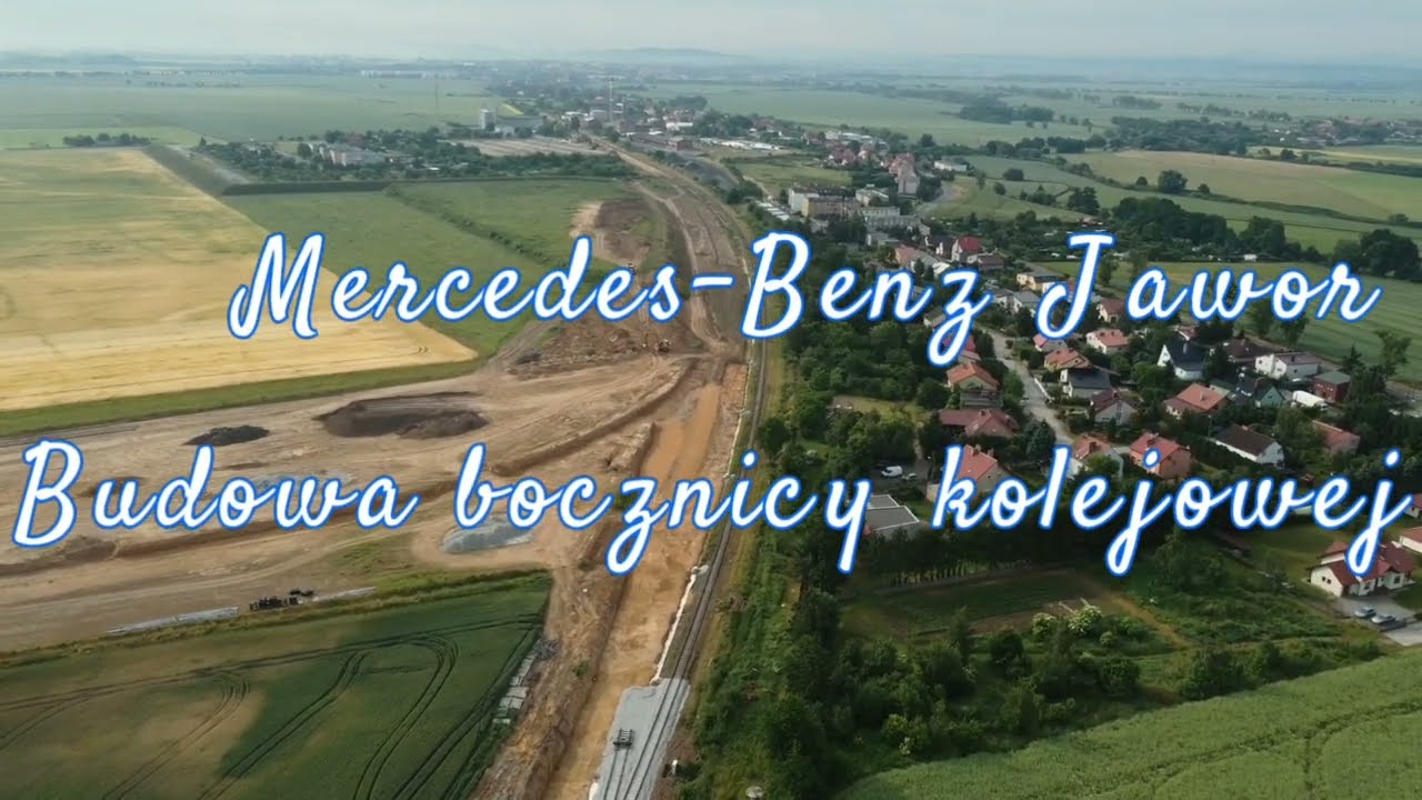 Budowa bocznicy kolejowej | Mercedes-Benz Jawor