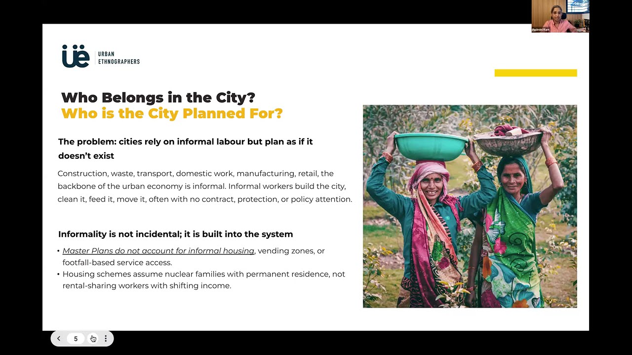 Planned Cities, Unplanned Work: Rethinking Inclusion Through Informal Labour