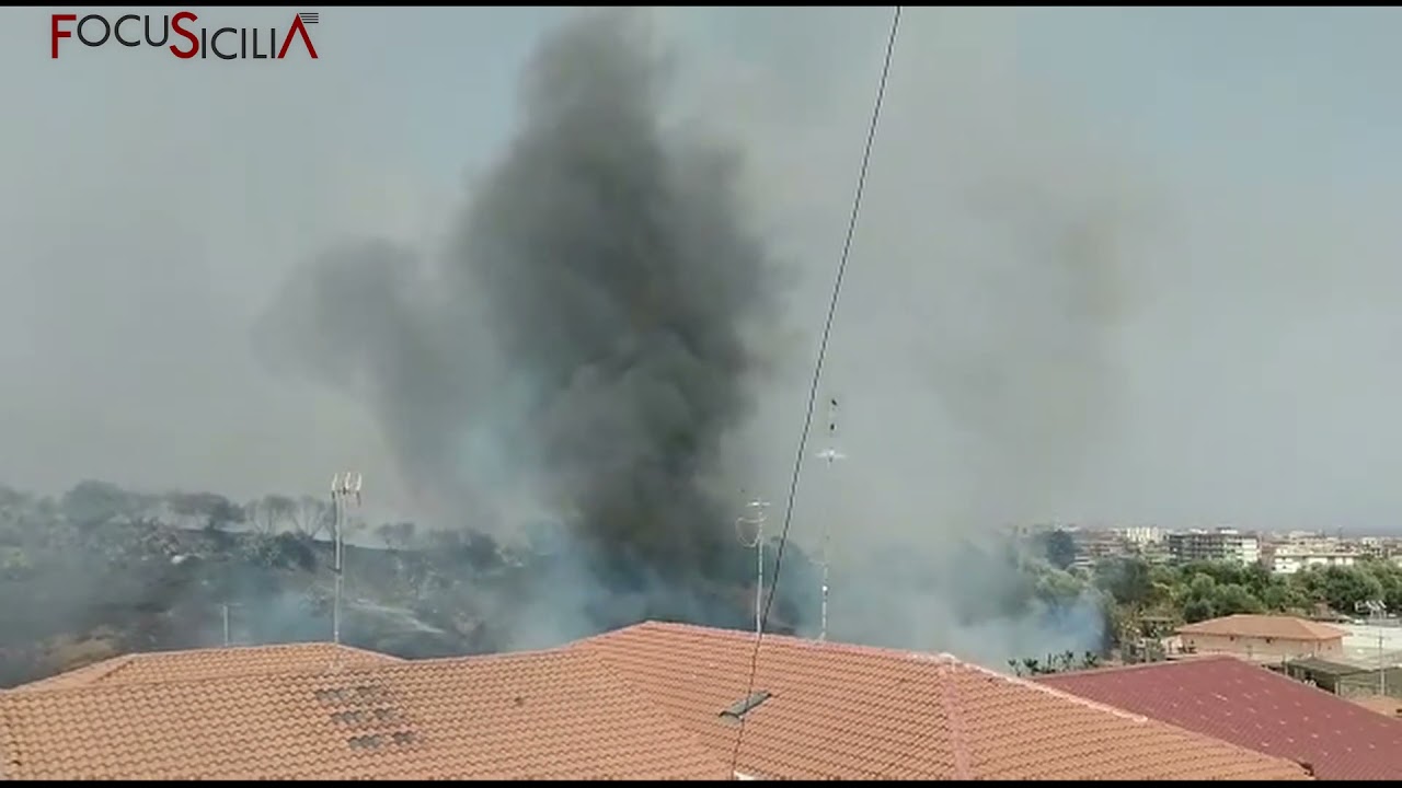 Incendi a Catania - 30 luglio 2021