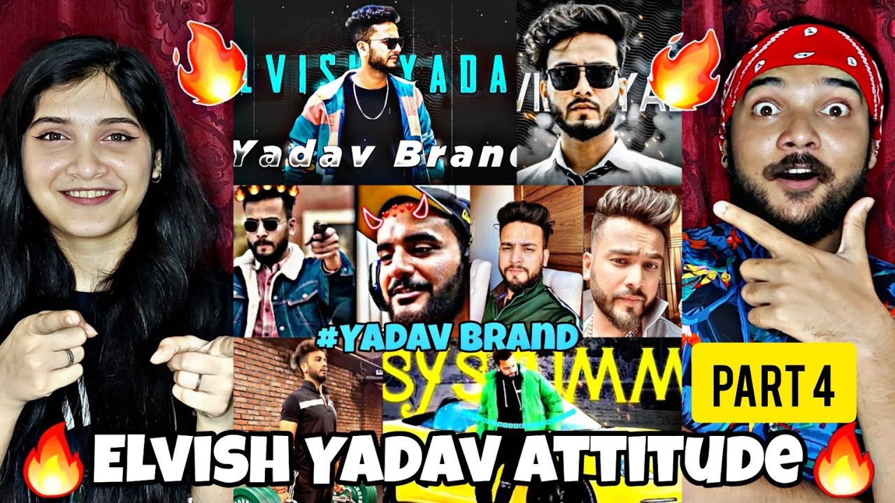 Elvish Yadav Attitude Video REACTION | Elvish Yadav Angry Moments | Reaction Bazar | Part 4