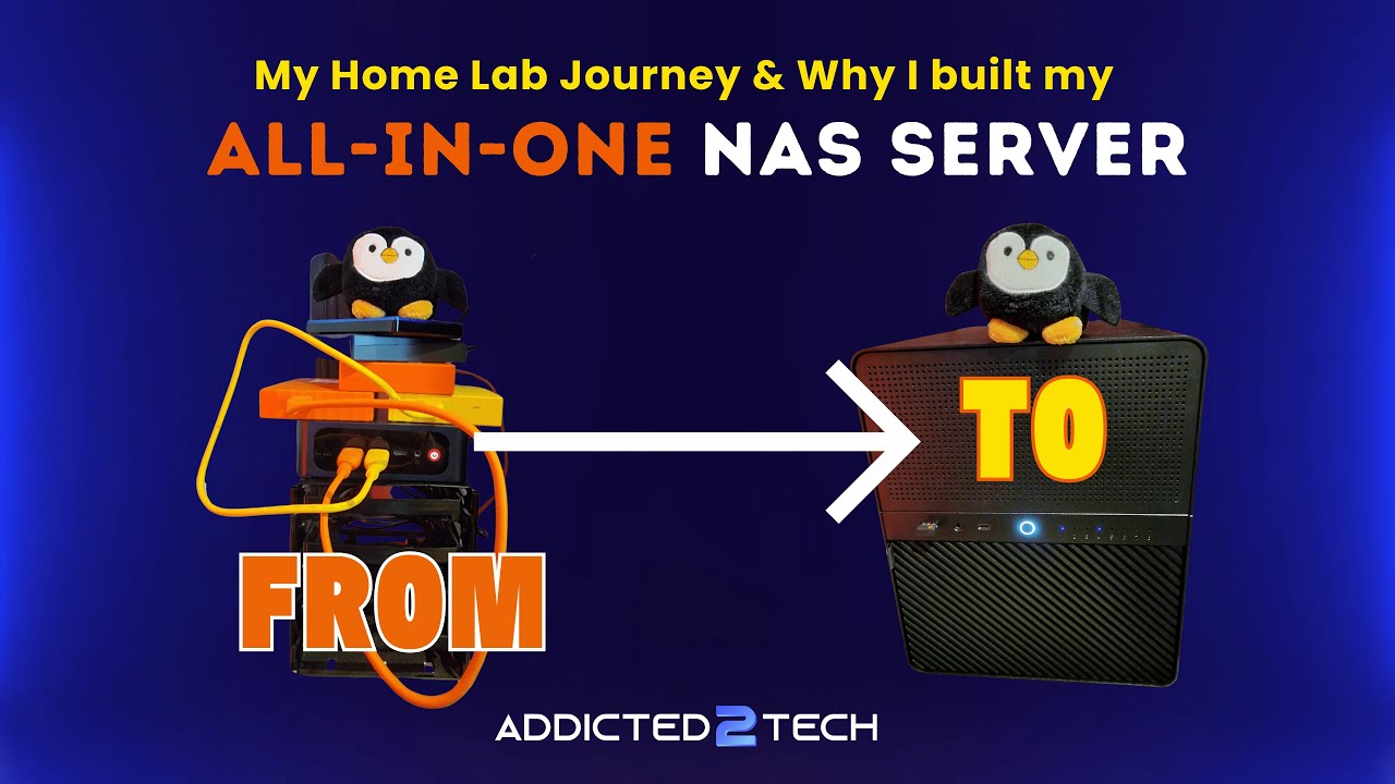 My Home lab Journey & Why I built my All In One NAS Server