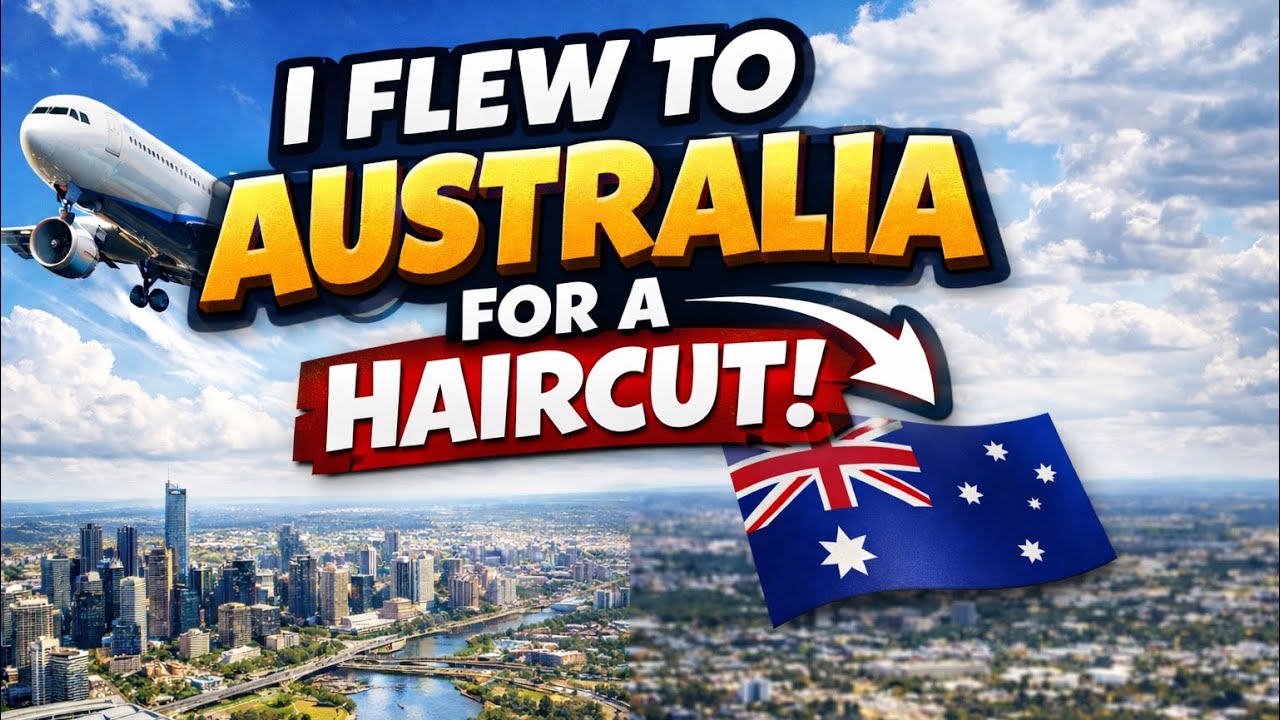 I flew to Australia for a haircut 😱 || solo trip too Aussie || vlog 1 