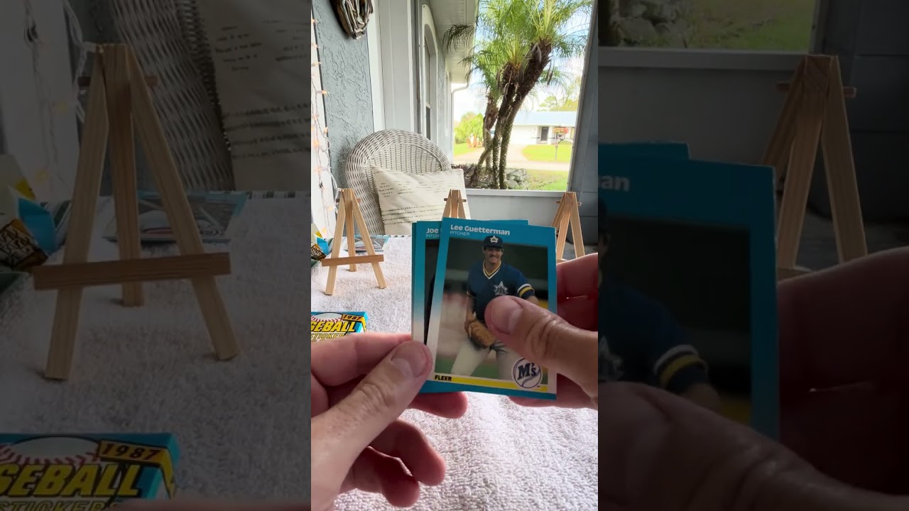 1987 Fleer Baseball 51-Card Rack Pack opening from the Rack Pack Box!!!!! 