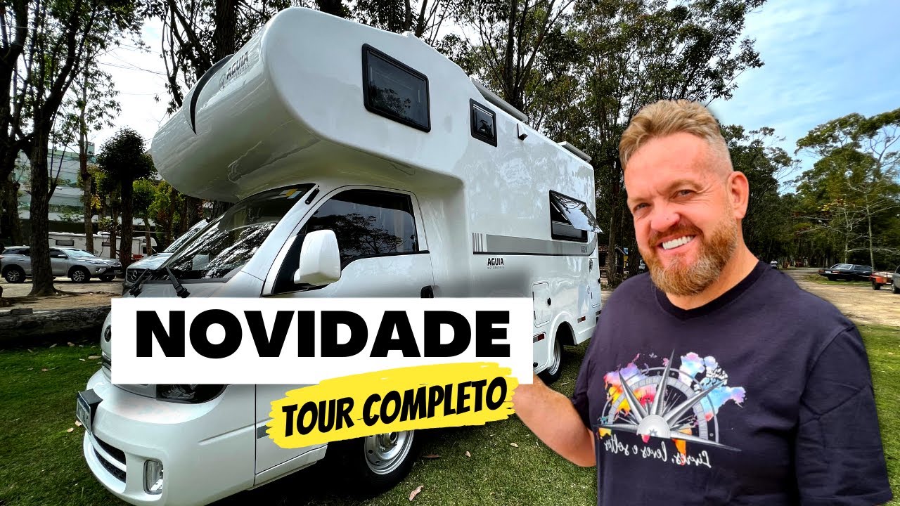 MOTORHOME EM CAMINHÃO PEQUENO. Compacto e super funcional da Águia Motorhomes I Jean Adriana Strauch
