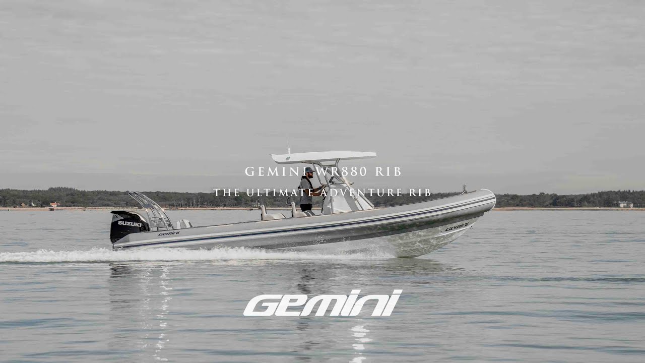 Gemini WR880 RIB - The Ultimate Adventure RIB | Gemini Marine & Berthon Rib Solutions