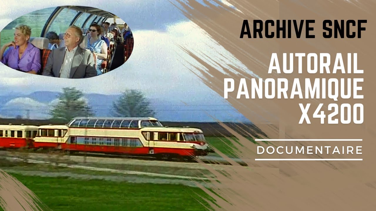 🇫🇷 Une curiosité à la française, l'autorail Renault panoramique X 4200 🇫🇷
