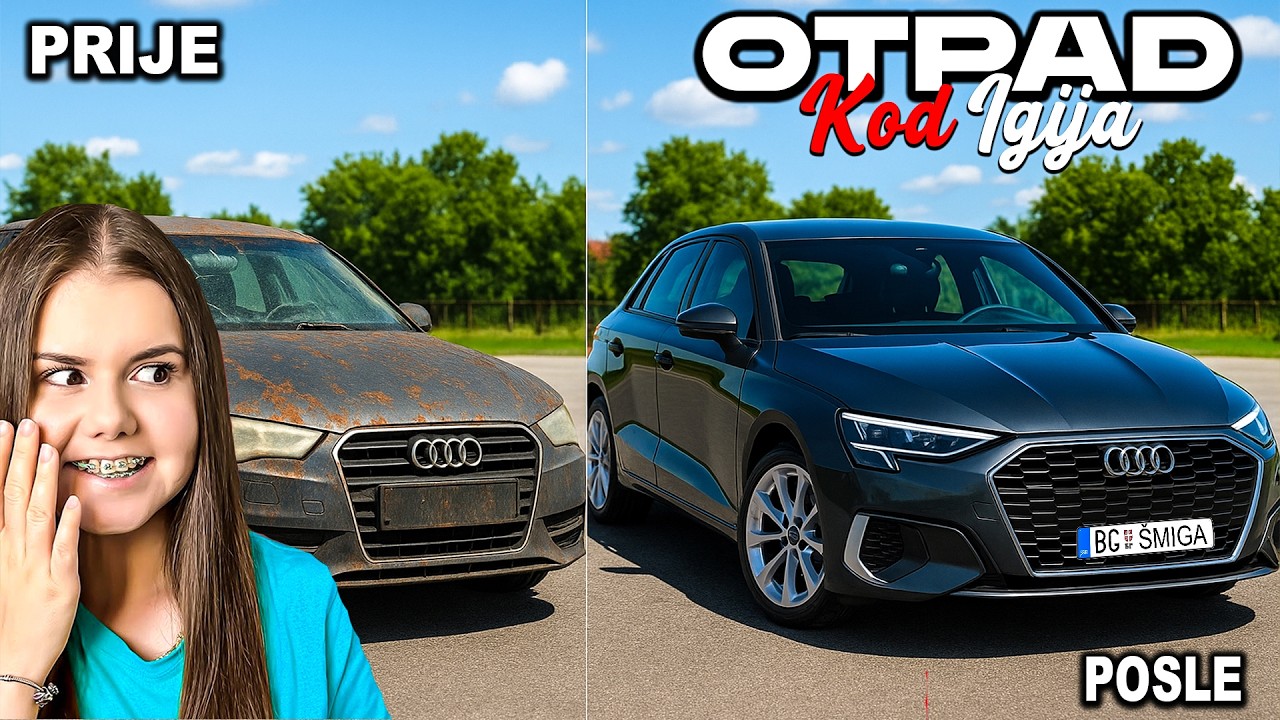 POPRAVLJAM NAPUŠTENI AUDI OD ŠMIGIĆKE, BRUTALNO! *Otpad na selu* EP25