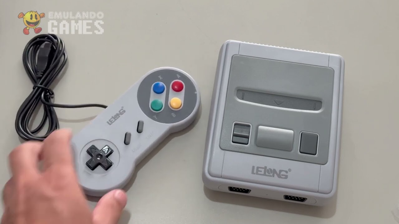 Mini Vídeo Game NES Lelong LE-788 com 620 Jogos SNES (unboxing e testes)