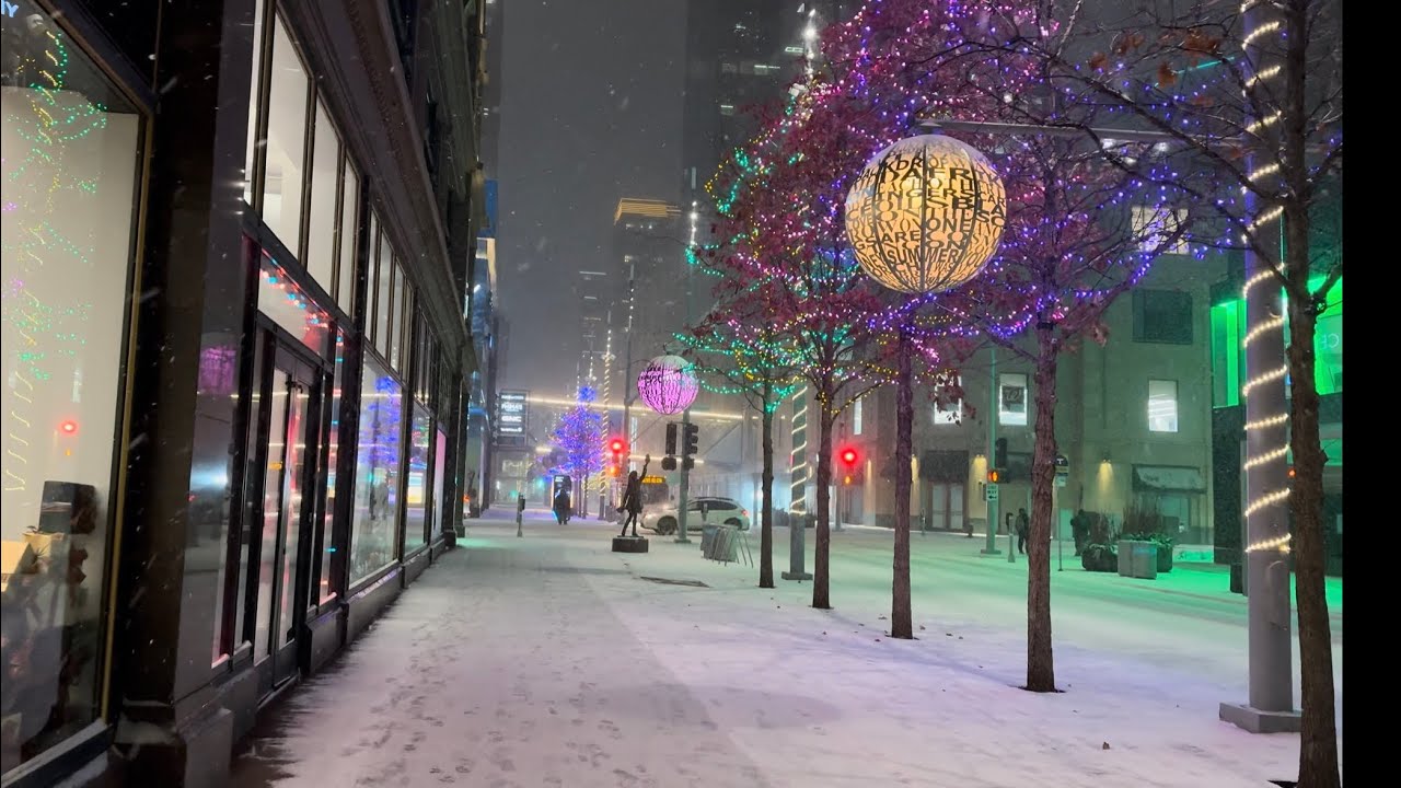 Downtown Minneapolis | Nicollet Mall and Hennepin Ave | December 18, 2025