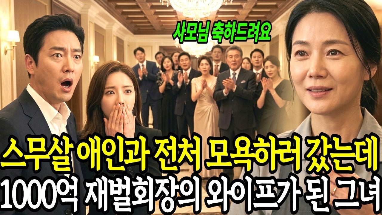 스무살 애인와 함께 이혼 후 전처를 모욕하러 갔는데, 천억 재벌회장의 사모님이 된 걸 보고 그대로 경악하는데ㅣ노후사연ㅣ감동사연ㅣ사연라디오ㅣ오디오북
