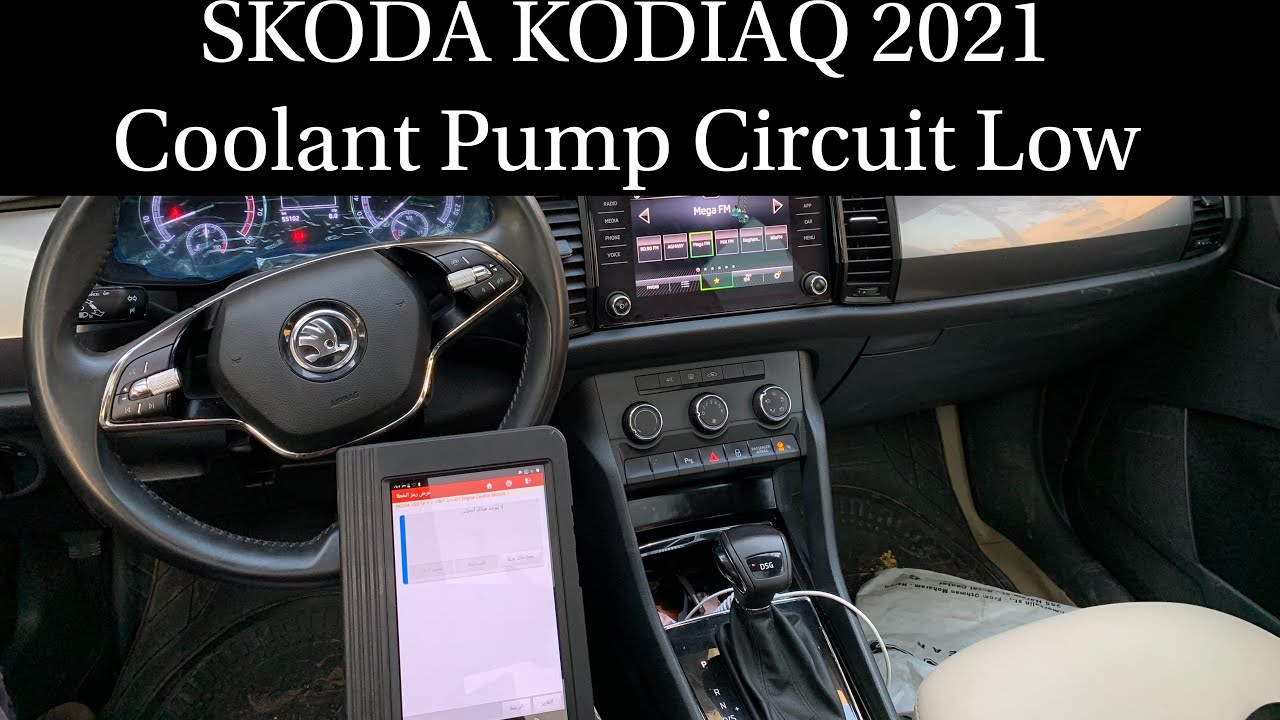 #Skoda Kodiaq P261C00 Coolant Pump &lsquo;B&rsquo; Control Circuit Low