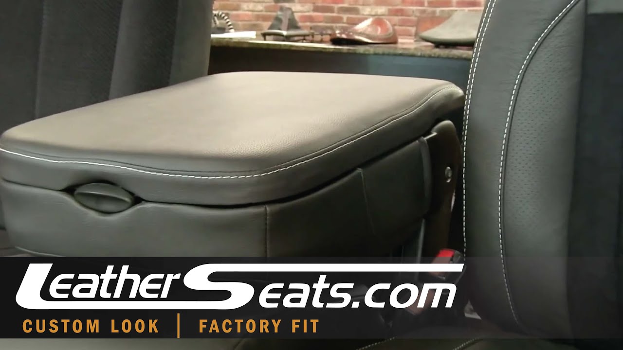 Dodge Ram Quad Cab Leather Center Console Interior kit Installation Video - LeatherSeats.com