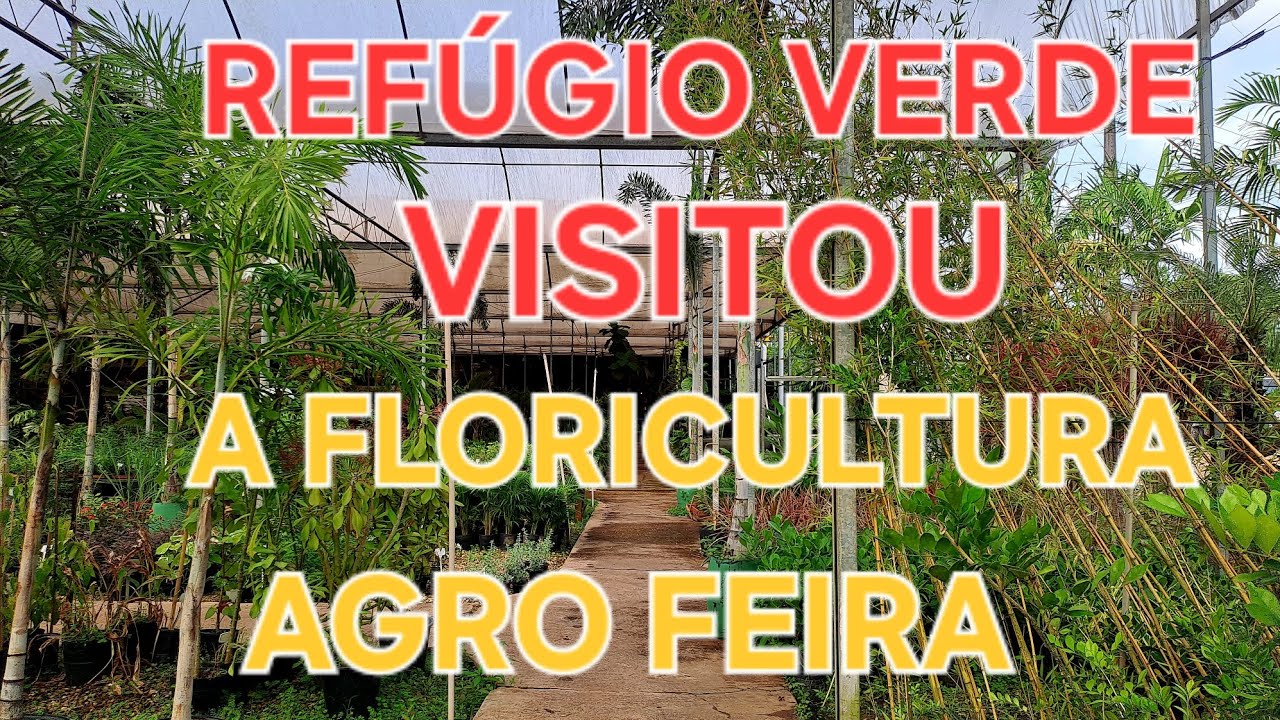 🍂⚘️🍃REFÚGIO VERDE VISITOU A #FLORICULTURA AGRO FEIRA 🌿⚘️🌷⚘️🌿