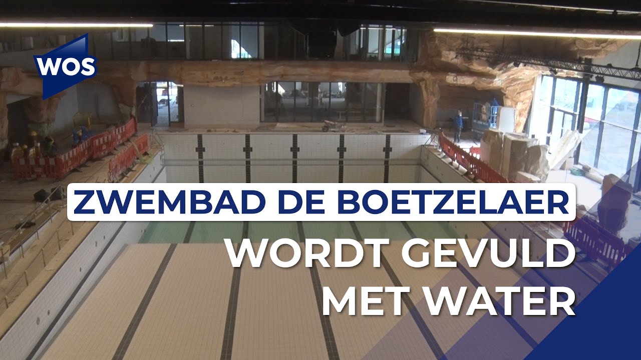zwembad de Boetzelaer wordt gevuld met water