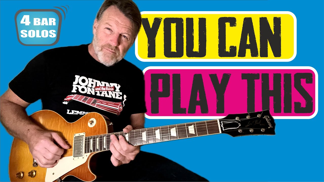 SOLO LIKE A PRO | COUNTRY BLUES - EASY TO PLAY | 4 Bar Solos