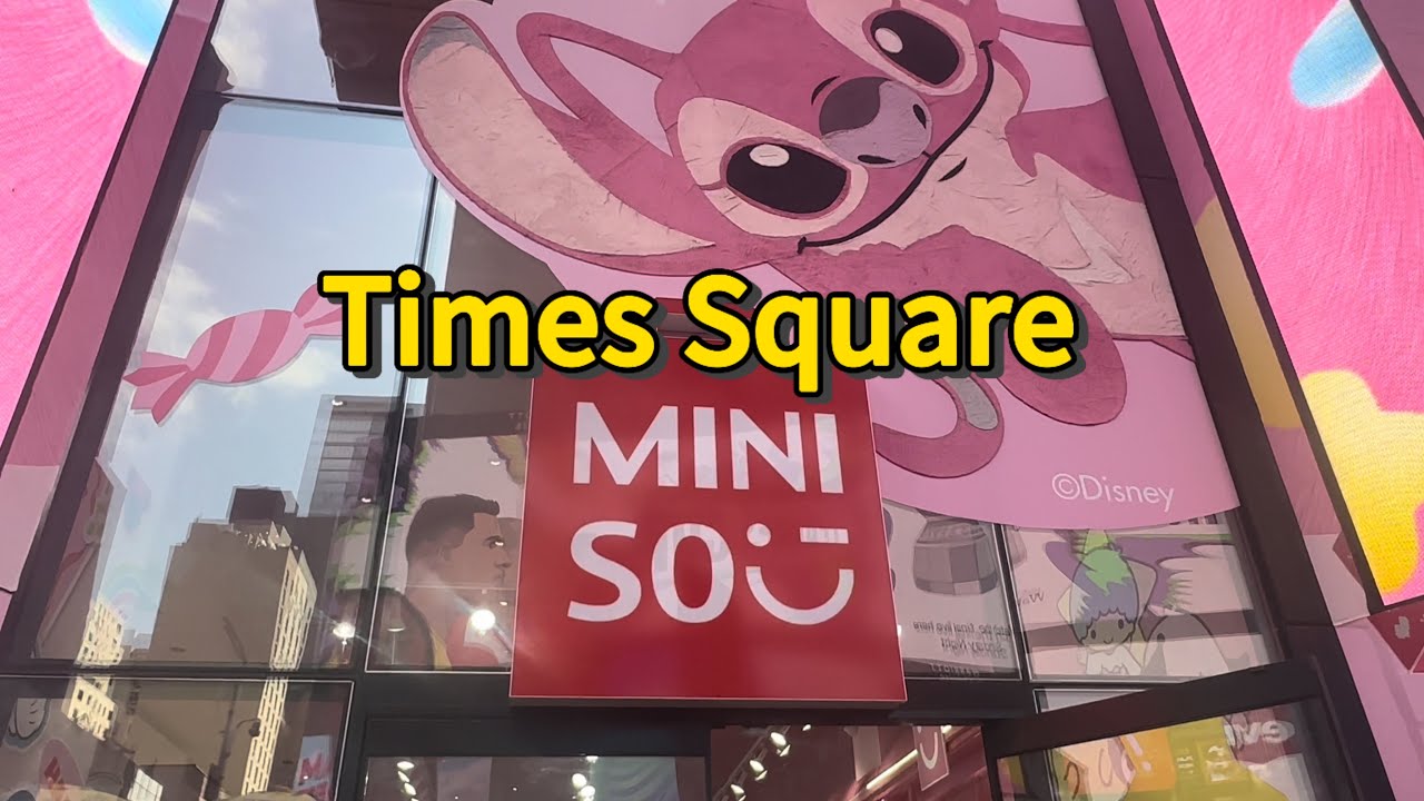 Miniso in Times Square | Miniso Store | Shopping in Times Square | New York
