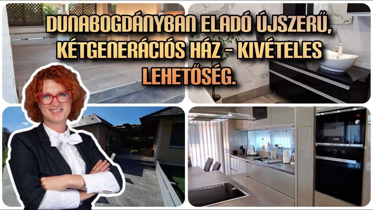 Akár 3 generációs újszerű ház Dunabogdányban ELADÓ😇