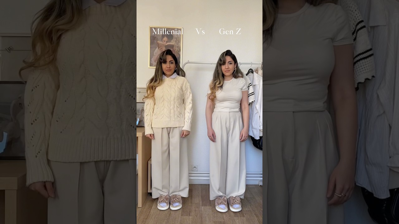 Millenial vs gen z outfit idea 