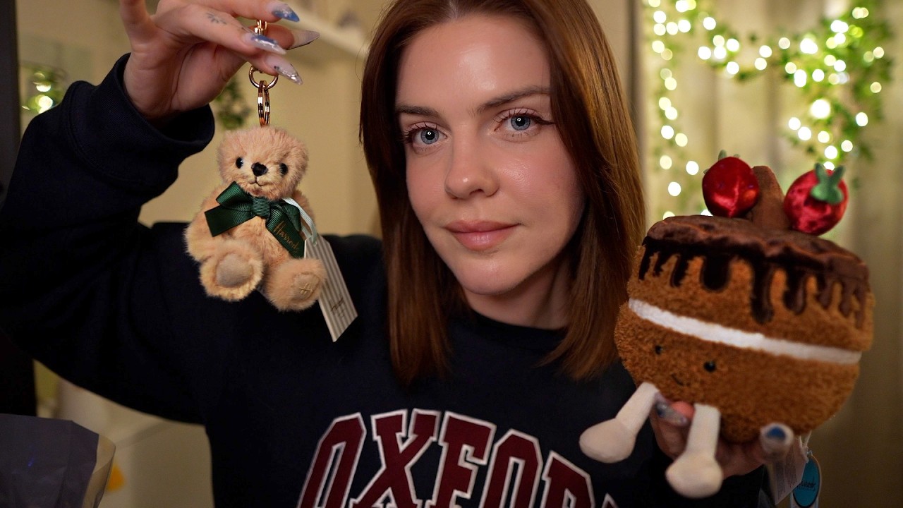ASMR - Haul retour de Londres (Harrods, Harry Potter, Jellycat…)