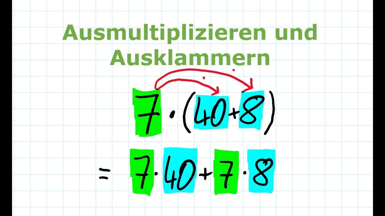 Multiplizieren und Dividieren - Ausklammern und Ausmultiplizieren | Mathe einfach erklärt!