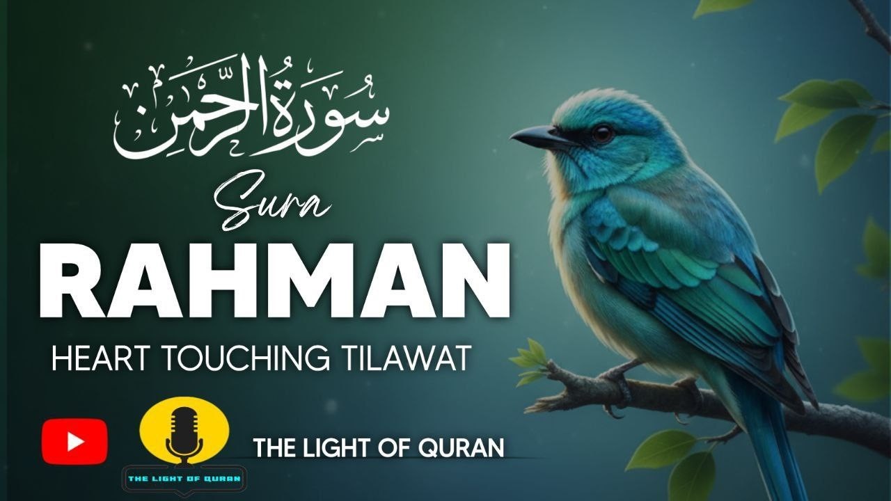 Surah AR RAHMAN Heart touching Tilawat before sleep | Calming Recitation at Night | LIGHT OF QURAN