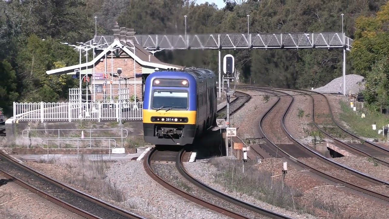 AUSTRALIAN TRAINS at East Maitland Railway Station- Trains, infrastructure and history.
