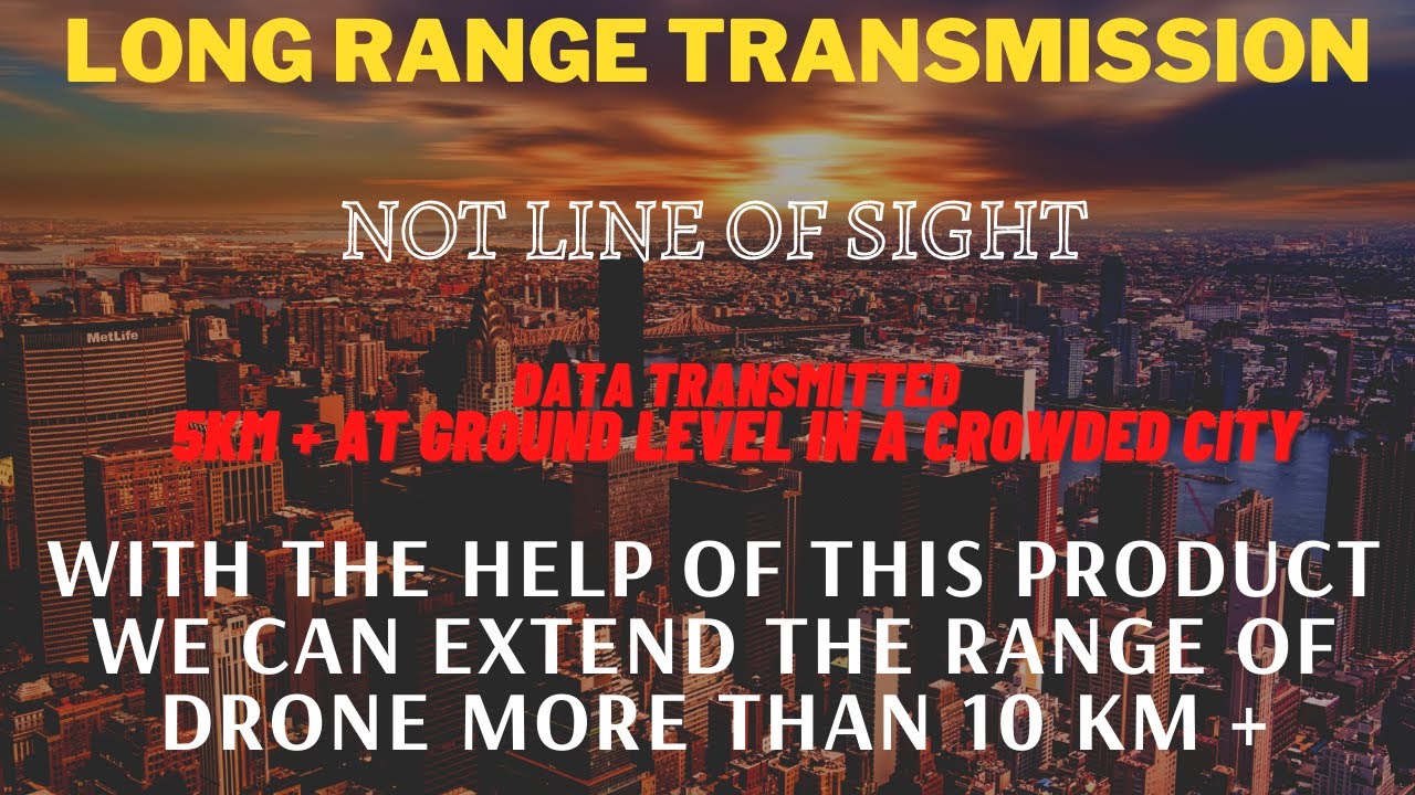 Long range wireless  data transmission (NOT LINE OF SIGHT) .IAN(Industrial Area Network)