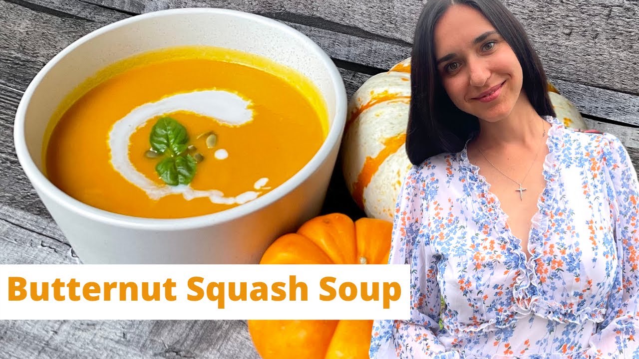 Best Butternut Squash Soup with apples