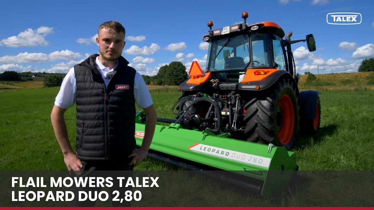 TALEX Flail Mower LEOPARD DUO 2,80 presentation