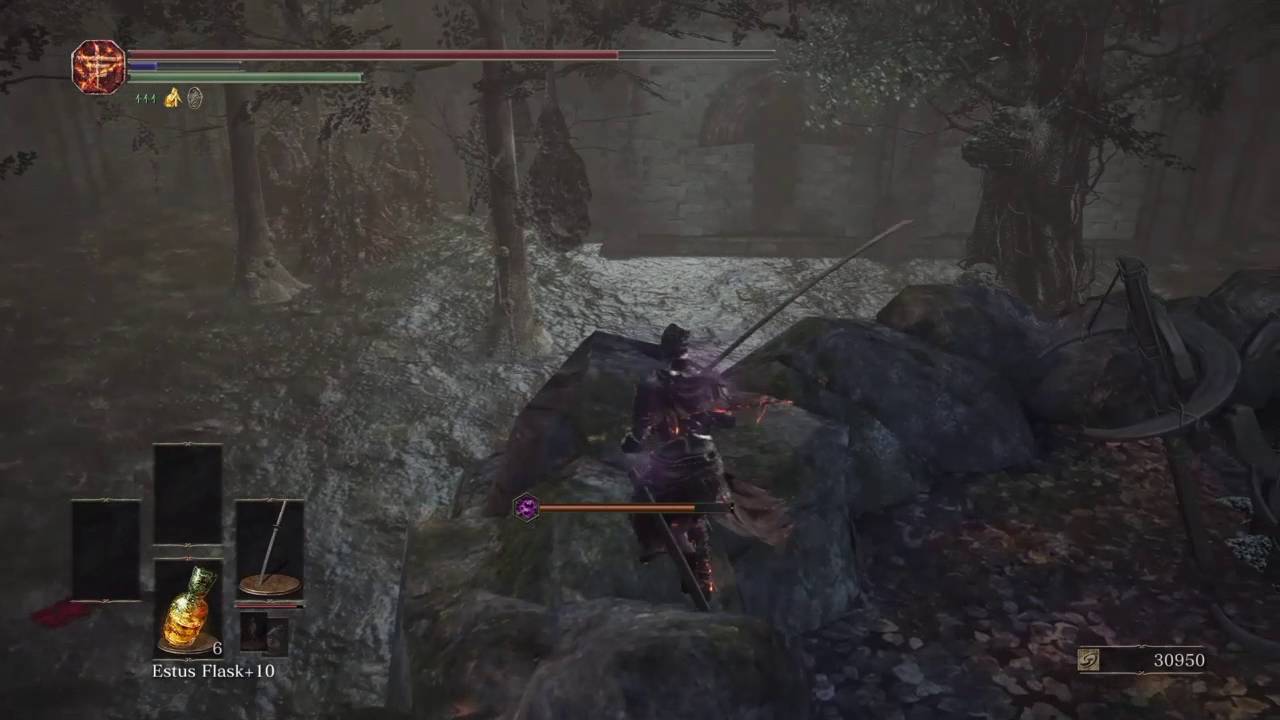 Dark souls 3 (getting to the abyss watchers, old wolf of farron)