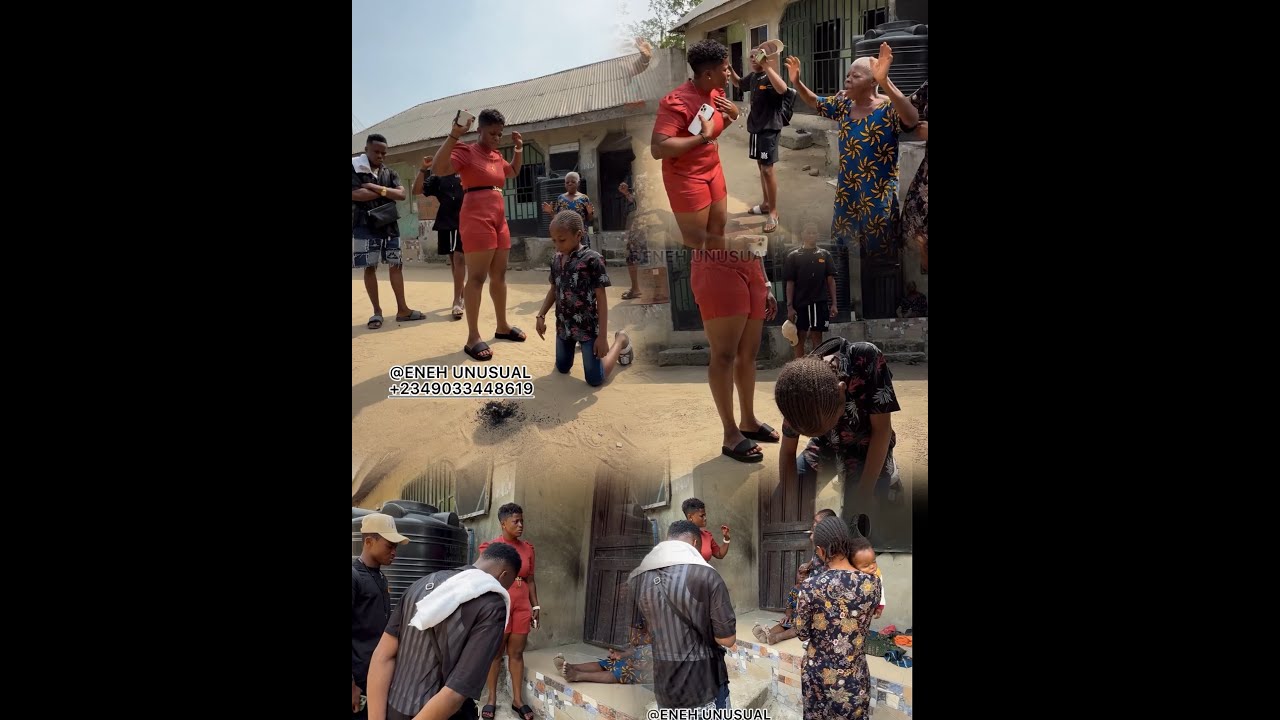 Family liberation as Prophet Goodluck prayed for  an Old blind woman who has been blind for 5 yea
