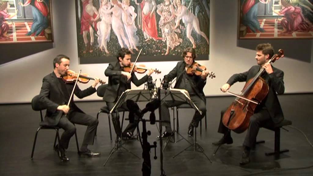 Quatuor Ebène : W-A Mozart  Divertimento F major KV 138