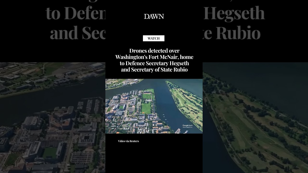 Drones detected over Washington's Fort McNair, home to Hegseth and Rubio