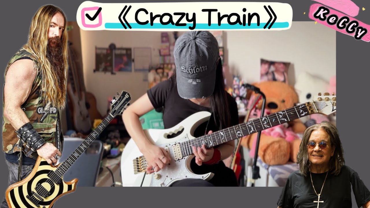 Ozzy Osbourne - Crazy Train -  Cover by Kelly