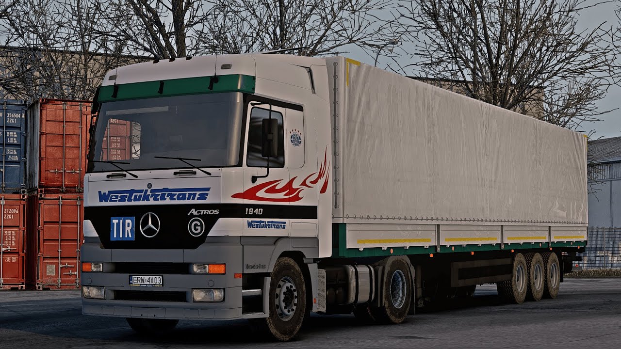 ETS2 1.49 Promods 2.68 Mercedes Actros MP1 Opole - Lublin