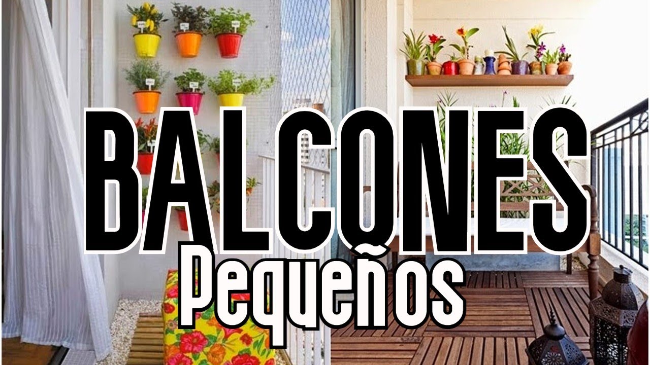 IDEAS DE DECORACION PARA BALCONES PEQUEÑOS | En Casa con La Tía Milly