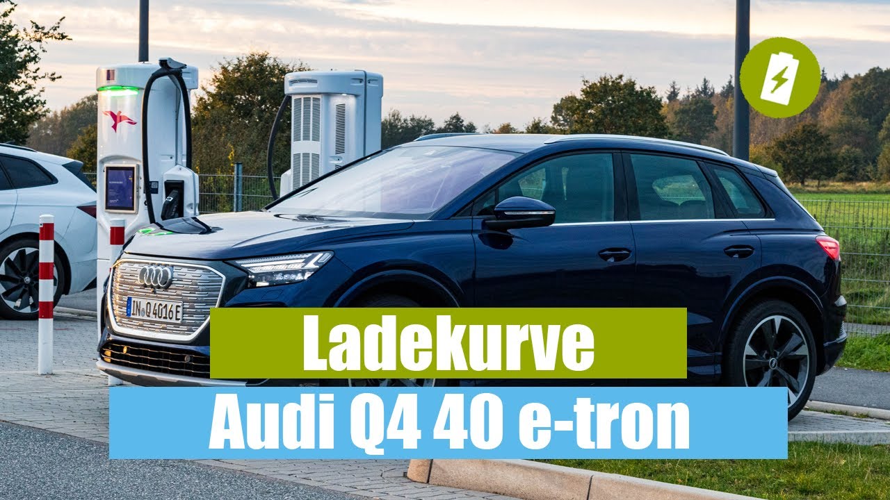 Ladekurve &ndash; Audi Q4 e-tron (5 auf 80 Prozent)
