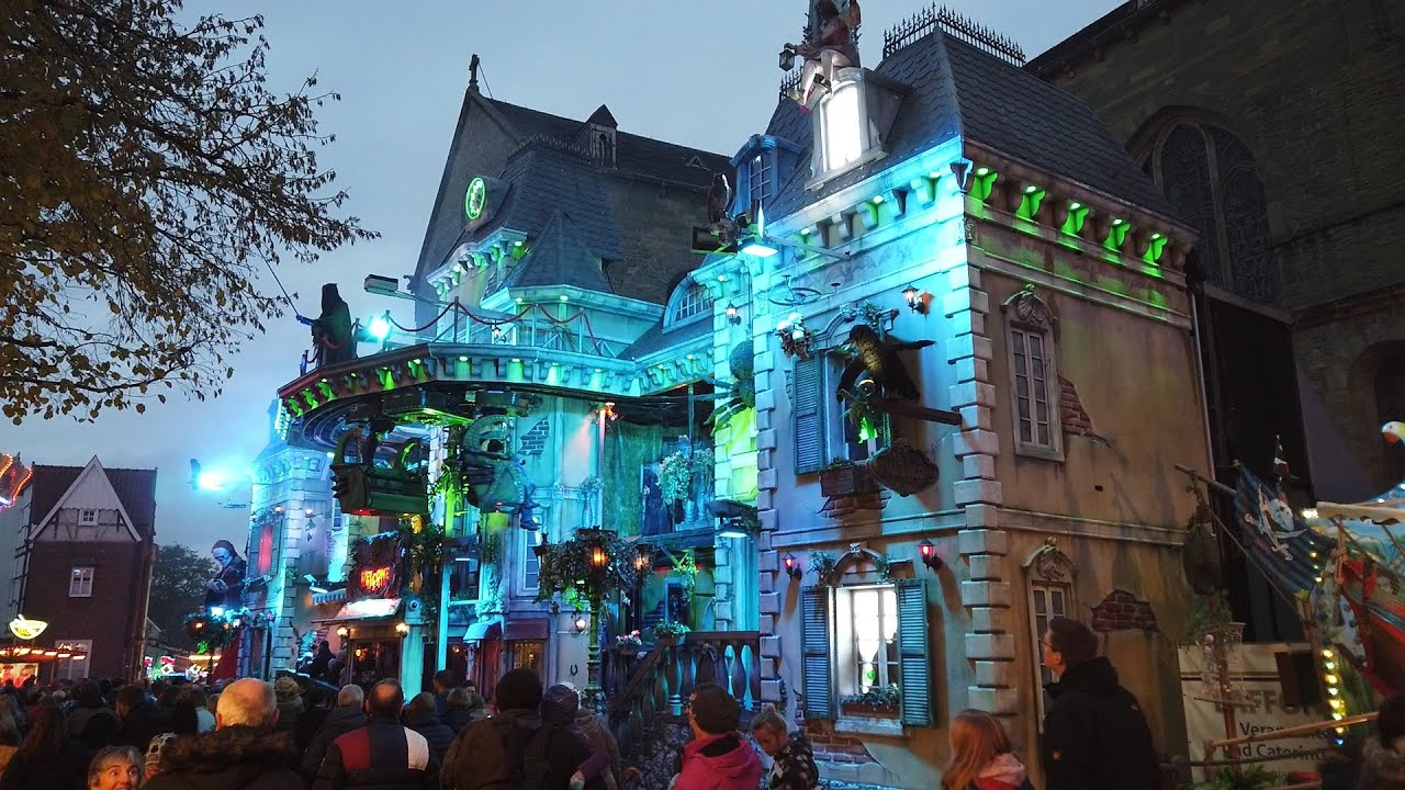 Scary House - Haunted Mansion - Hinzen - Gosetto Geisterbahn - Onride - Clip by kirmesmarkus