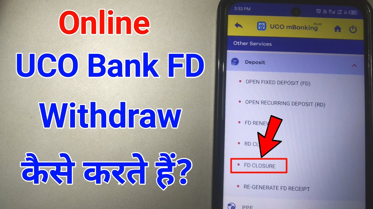 How to close uco bank FD online | Uco bank fixed deposit withdraw kaise kare