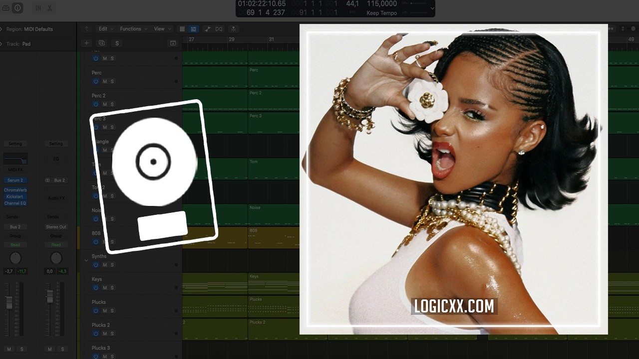 Tyla - Chanel (Logic Pro Remake)