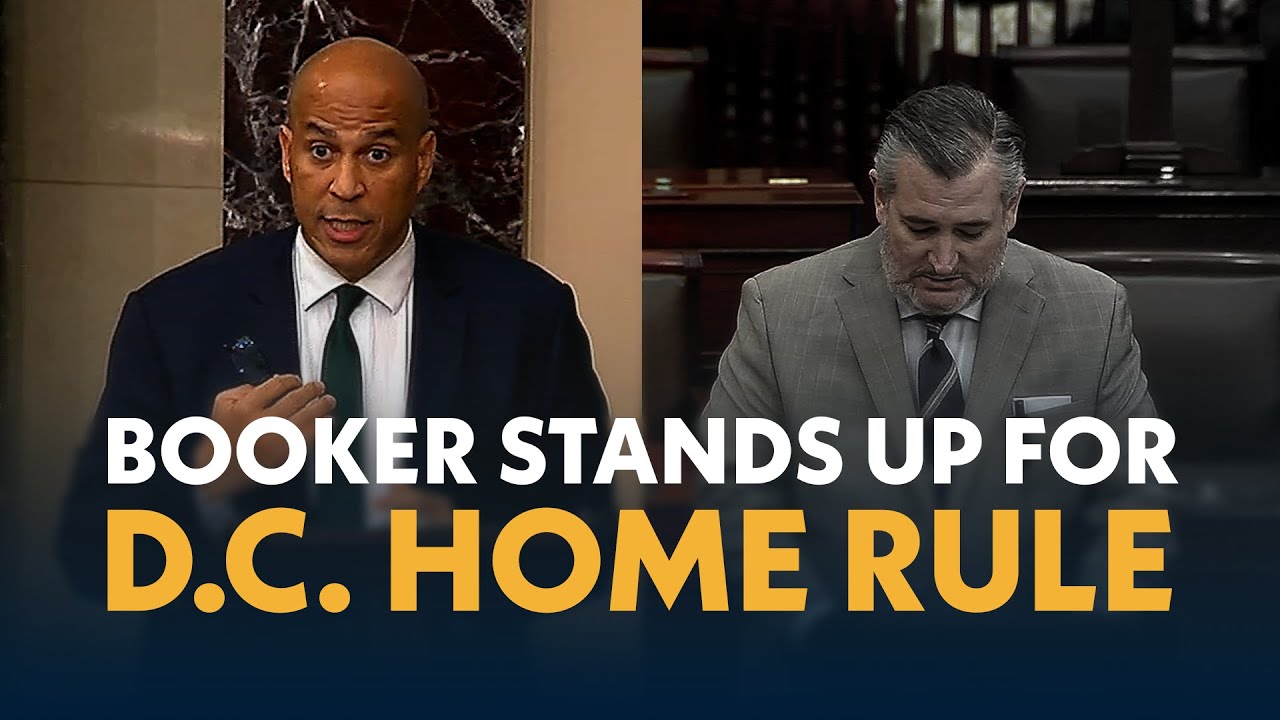 Booker Fires Back as Ted Cruz Tries to Undermine DC’s Self-Rule